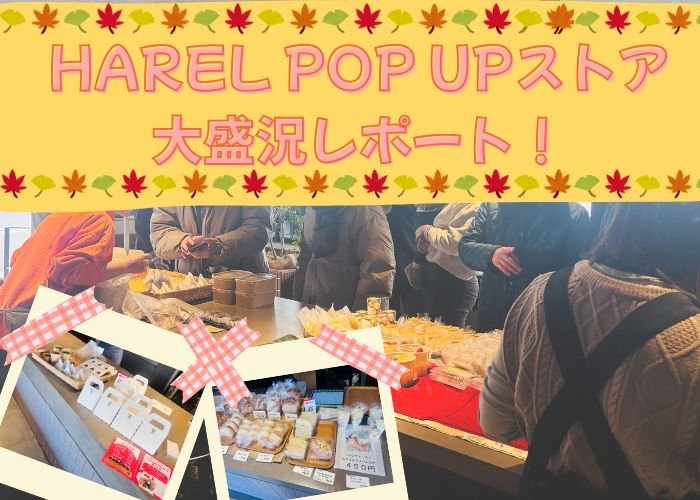 🍁HAREL POP UPストア大盛況レポート!